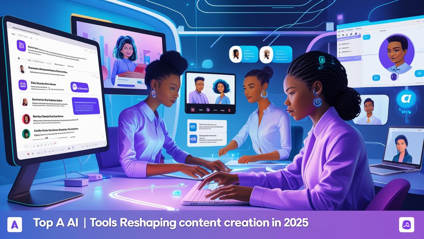 AI is transforming content creation in 2025—making it faster, smarter, and more scalable. From writing and editing to video, voiceovers, and design