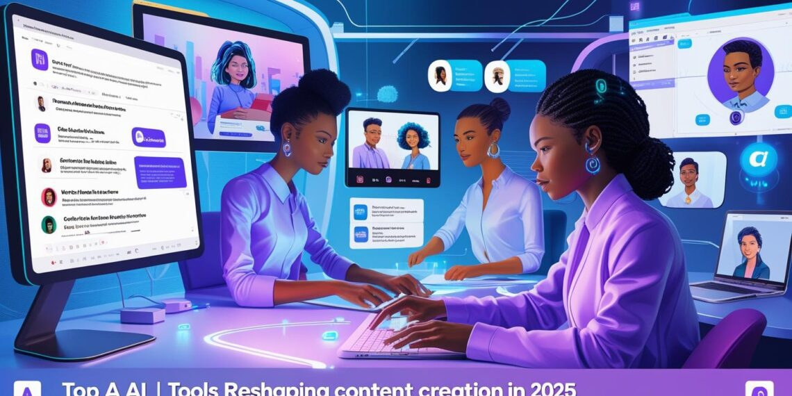 AI is transforming content creation in 2025—making it faster, smarter, and more scalable. From writing and editing to video, voiceovers, and design