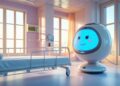 AI voice assistant supporting aged care client at home via smart device