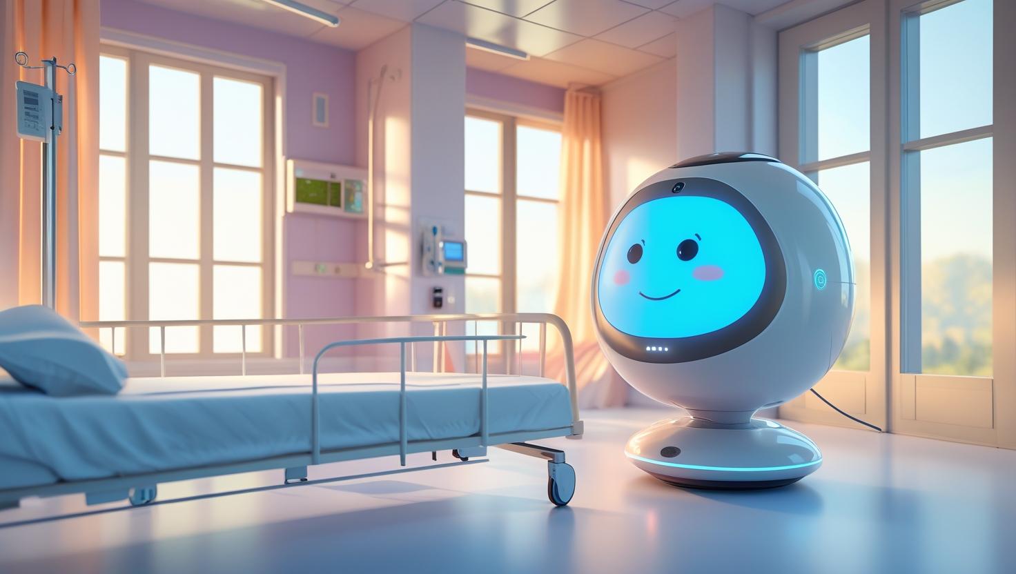 AI voice assistant supporting aged care client at home via smart device
