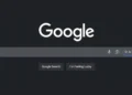 Google homepage showing AI Mode button beneath the search bar in 2025