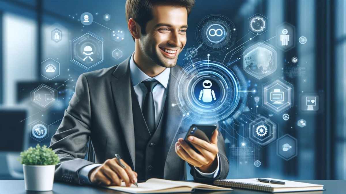 Team leveraging AI in customer experience to deliver personalized service and improve customer satisfaction in a U.S. business setting.