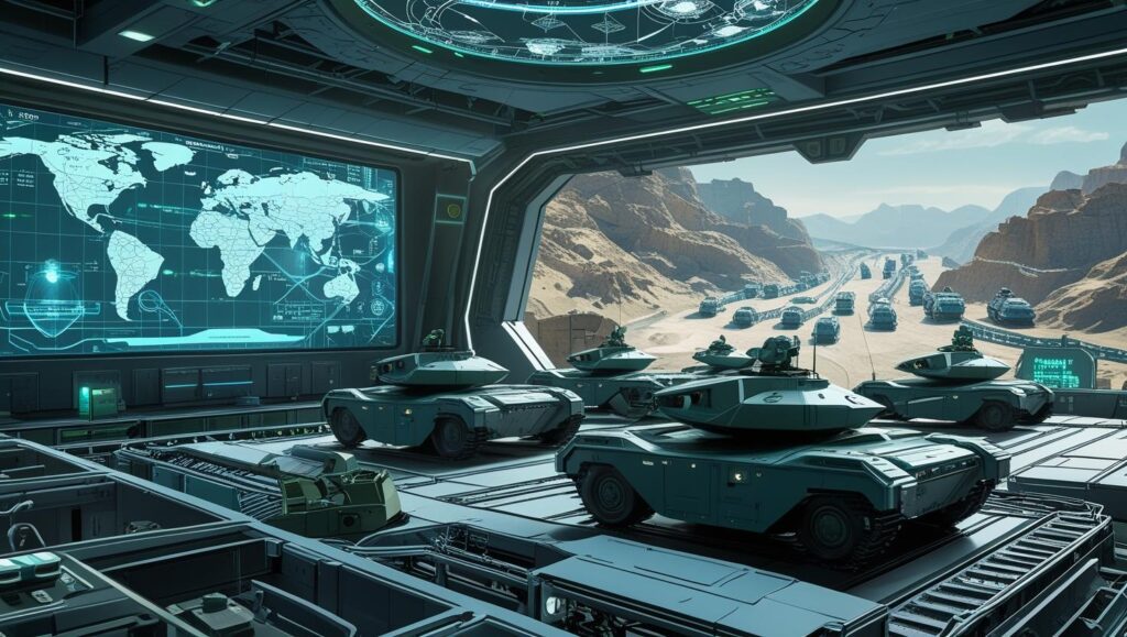 AI in military transportation and logistics