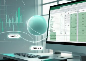 AI assistant automating save in Excel shortcut using AI with spreadsheet and save icons