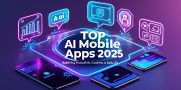 The Artificial intelligence applications are quickly redefining the mobile experience in the iPhone and Android systems in 2025