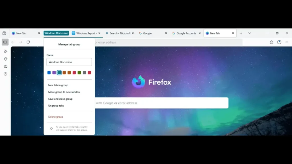 The AI-enhanced tab suggestion is under steady rollout through the Firefox installations