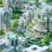 AI-powered smart cities in the USA use advanced restoration and green technologies for sustainable development.