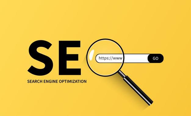 Premium Vector WebSEO Search engine optimization concept with magnifying glass vector