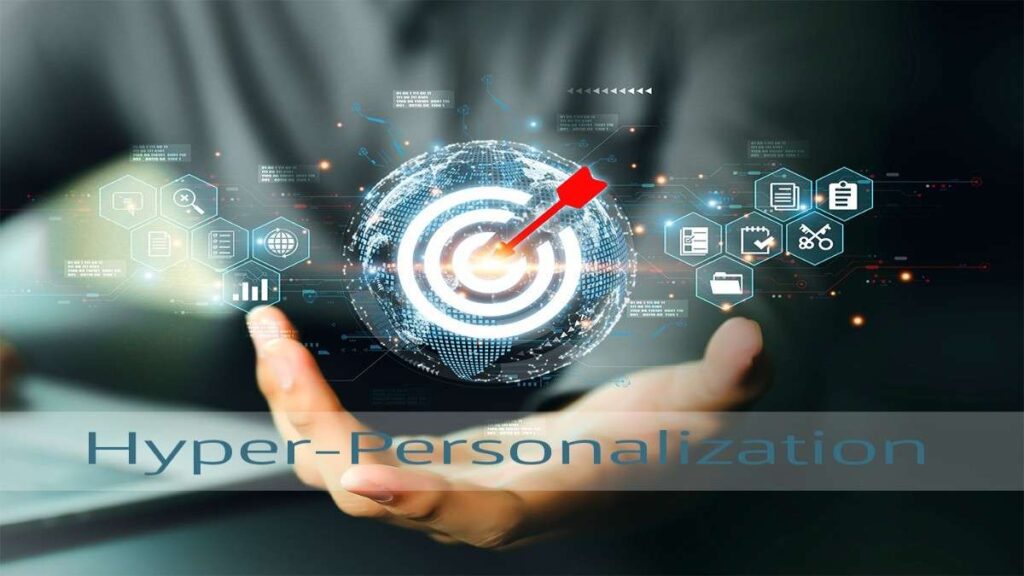 Visual representation of the benefits of hyper-personalization in modern marketing strategies.