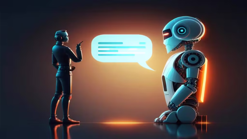 User interacting with an AI chatbot interface showing frustration, confusion, and varying emotional responses to AI errors.