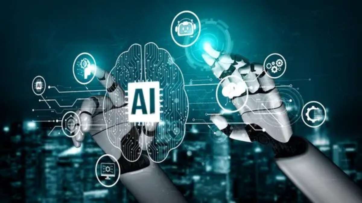 "Professionals attending an AI Conference 2025 event to learn the latest in artificial intelligence."