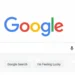 Google homepage showing the new AI Mode button next to the search bar