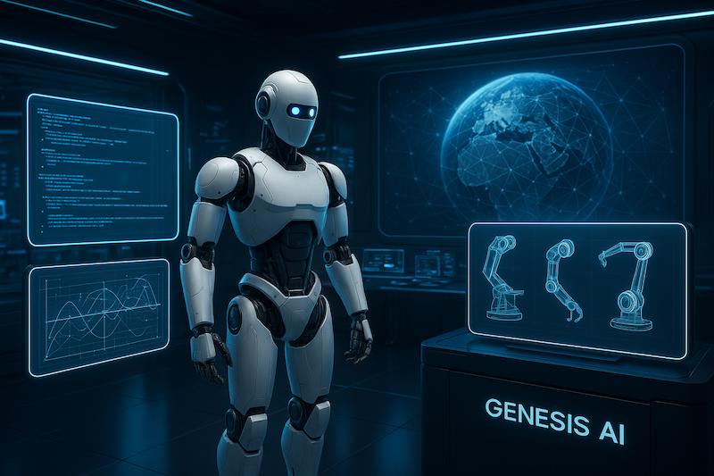 At the core of Genesis AI’s mission is the development of a robotics foundation model. This model will combine digital AI knowledge with physical-world intelligence to create general-purpose robotics systems