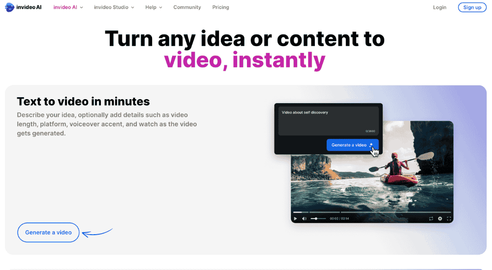 "InVideo logo representing AI-assisted video creation and editing platform