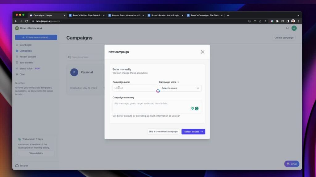 artificial intelligence writer that allows the creation of content in more than 50 different types, such as blogs, advertisements, and emails