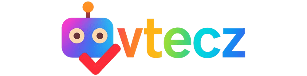 VTECZ website logo – AI tools, automation, trends, and artificial intelligence insights