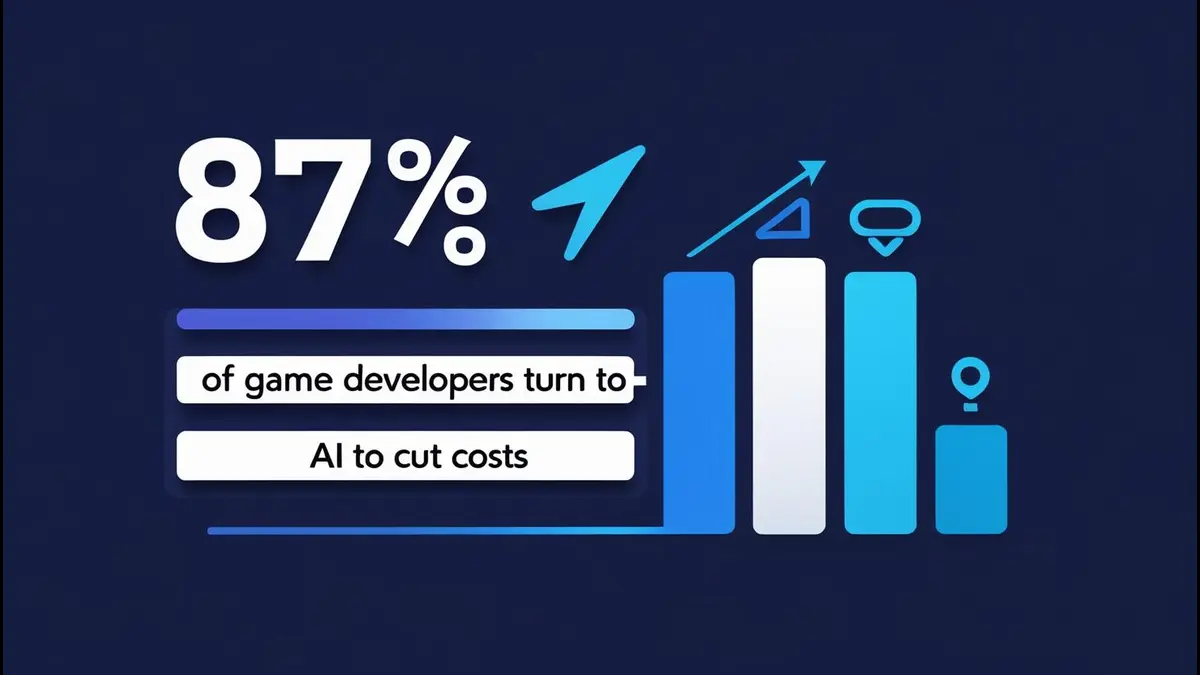 87% of Game Developers Turn to AI to Cut Costs
