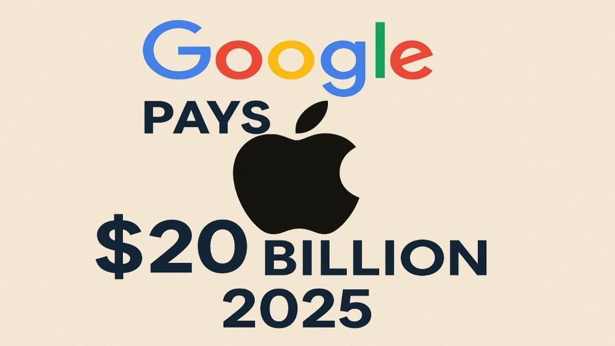 Apple and Google logos side by side, representing their multibillion-dollar default search engine deal under regulatory scrutiny.