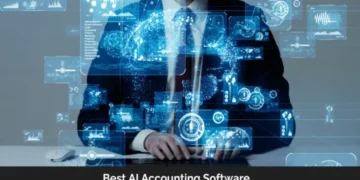 Dashboard of top-rated AI accounting software showing real-time tax compliance and deduction tracking for U.S. users in 2025.