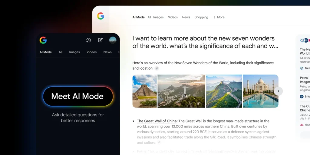 Google AI Mode: Massive 180-country rollout, powerful agentic tools