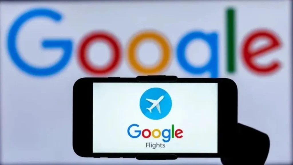 Google’s AI-powered Flight Deals feature showing cheapest airfare options ranked by savings percentage.