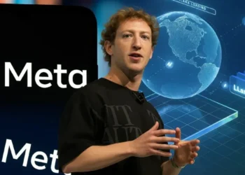 Mark Zuckerberg presenting Meta’s AI vision for personal superintelligence focused on individual empowerment.