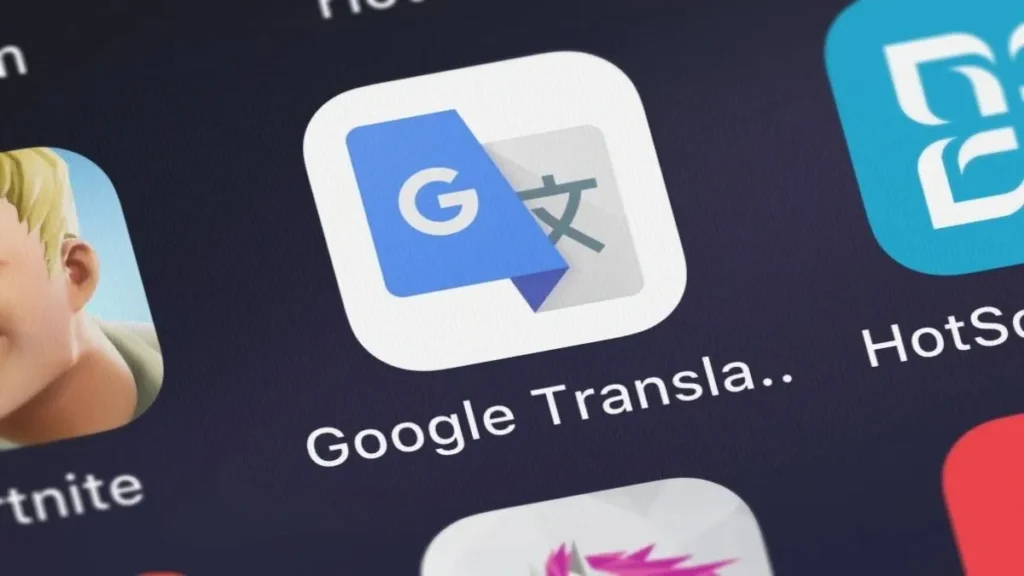 Google Translate app showing AI-powered practice and live translation features challenging Duolingo in language learning.