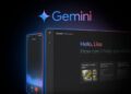 Google Gemini overlay on Android 2025 showing new pill-shaped animation with four-color glow.