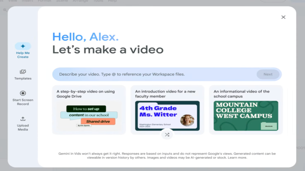 Vids brings video editing to more users