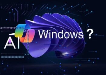 Microsoft’s Windows 2030 Vision concept showcasing AI as the core of future operating system interaction.