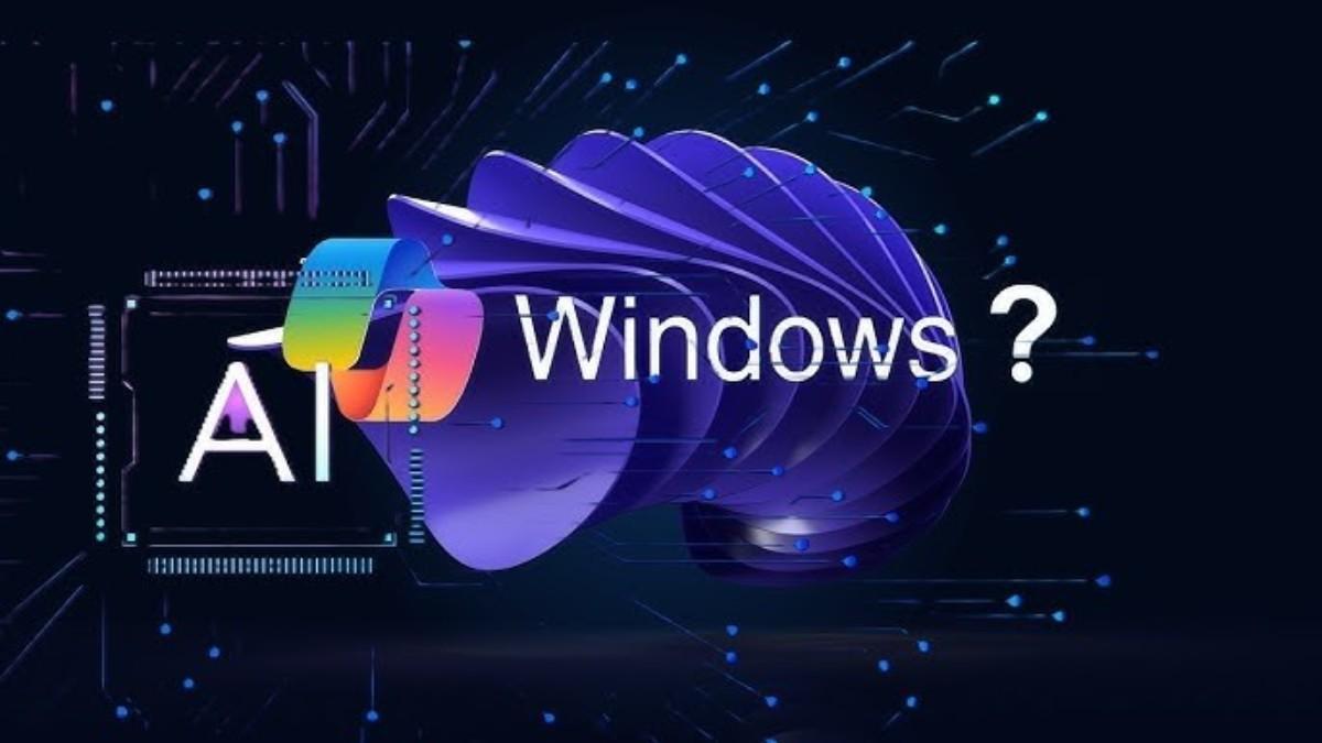 Microsoft’s Windows 2030 Vision concept showcasing AI as the core of future operating system interaction.