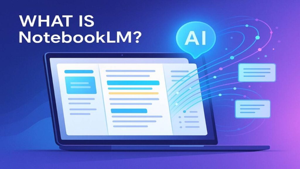 Google NotebookLM interface showing document integration for AI-powered personalized research"