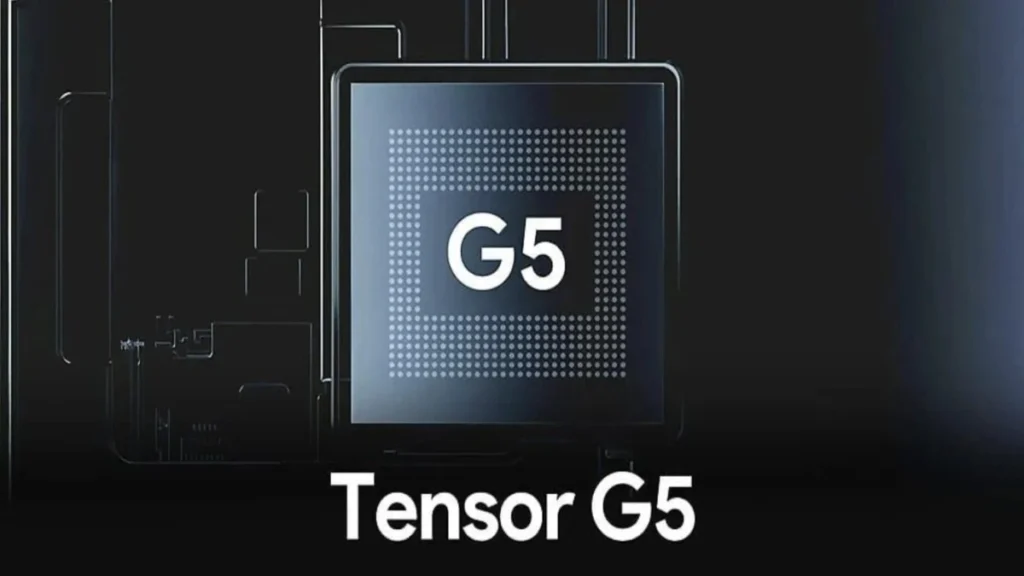Pixel 10 smartphone running games powered by Google Tensor G5 GPU.