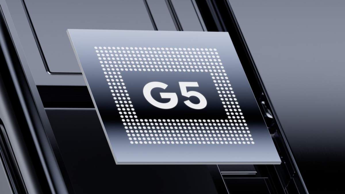 Google Tensor G5 chip powering Pixel 10 with AI speed, gaming power, and camera upgrades.