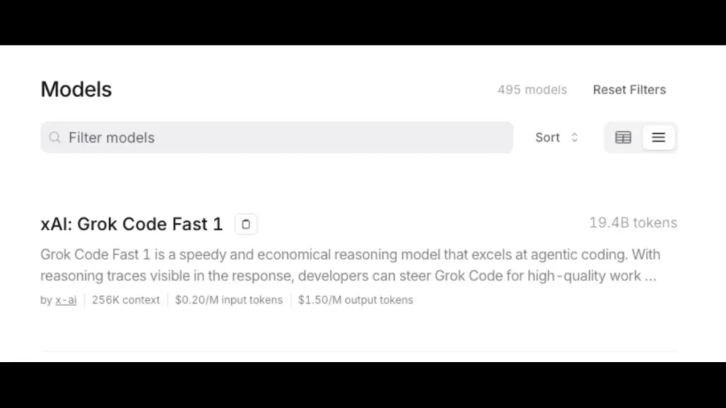The company added that grok-code-fast-1 is capable of going through a coding-related taskwork with little supervision.