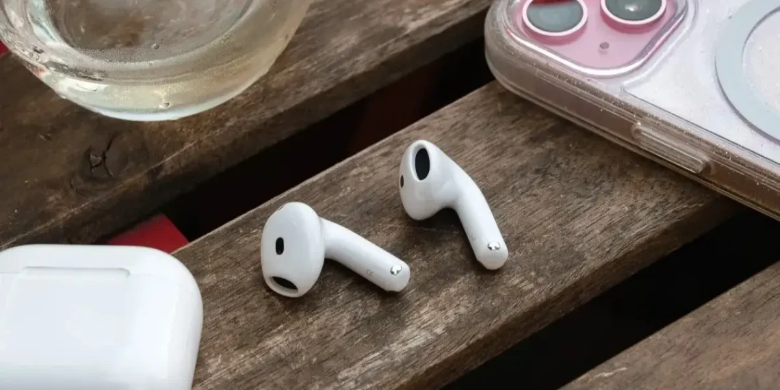 Apple AirPods Pro 3 featuring new live translation powered by Apple Intelligence, available in the U.S. but not the EU.