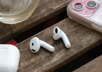 Apple AirPods Pro 3 featuring new live translation powered by Apple Intelligence, available in the U.S. but not the EU.