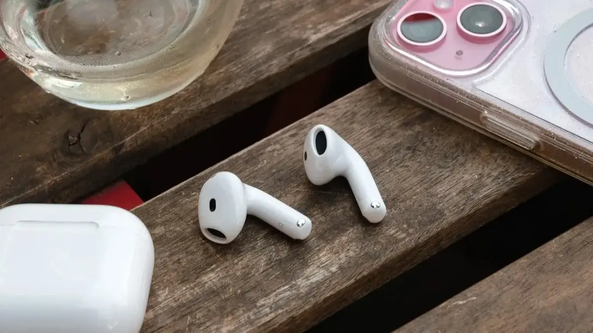 Apple AirPods Pro 3 featuring new live translation powered by Apple Intelligence, available in the U.S. but not the EU.