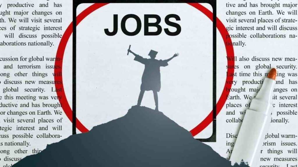 Young professionals facing uncertainty as AI automation threatens entry-level job opportunities.