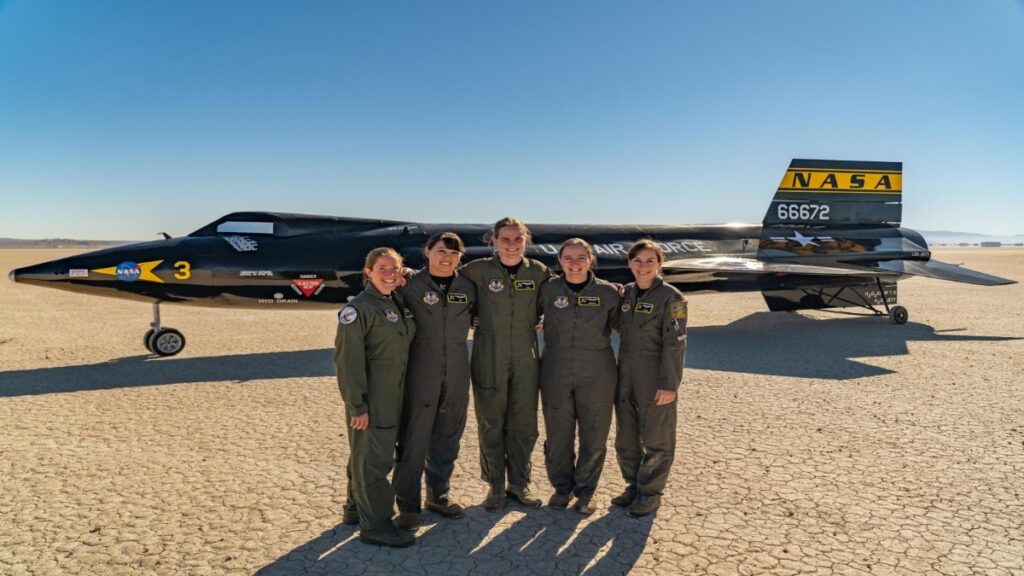 Air Force Test Pilot evaluating AI-enabled aerospace systems during advanced training.