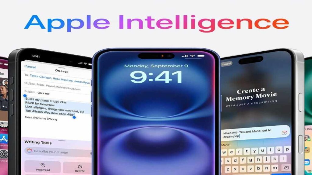 AirPods Pro 3 connected to iPhone using Apple Intelligence for live translation.