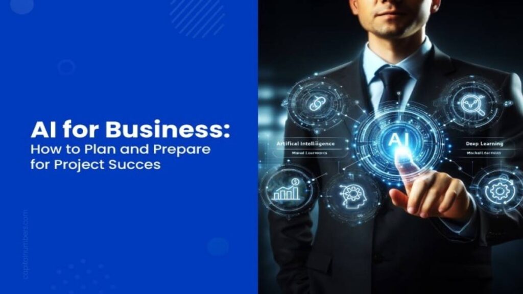 Business leaders reviewing AI strategies during a corporate meeting, seeking clear guidance for adoption.