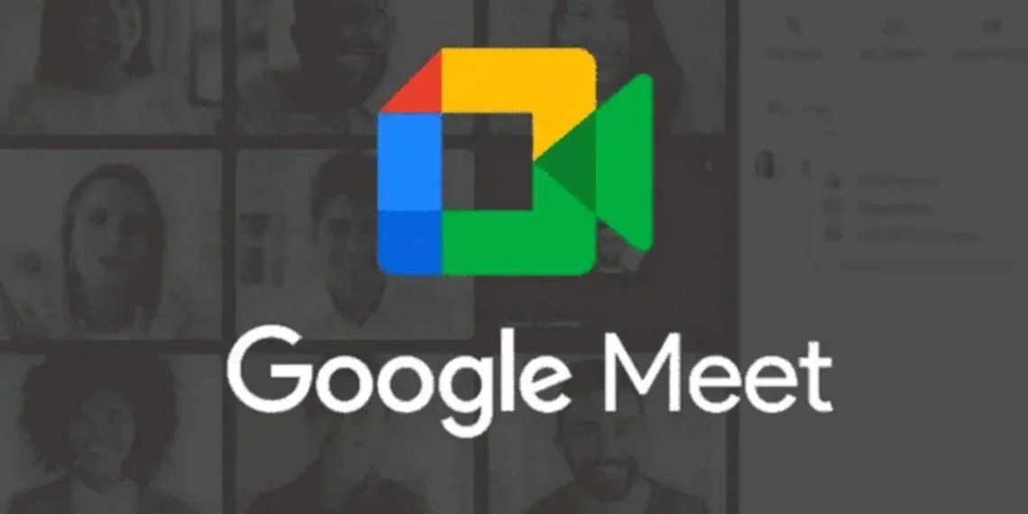 Home 57 % Home Google Meet AI translating speech in real time during a video call