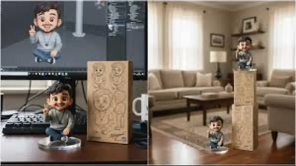 The Gemini 2.5 Flash Image, also known as Nano Banana, by Google, can be used to convert your photographs into small 3D figures.