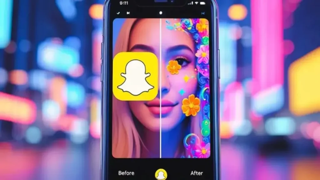 Snapchat Imagine Lens feature lets subscribers create AI images using text prompts.
